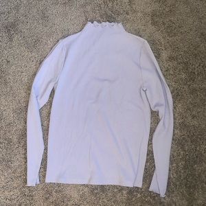 Loft | Size L | Lavender turtleneck long sleeve shirt